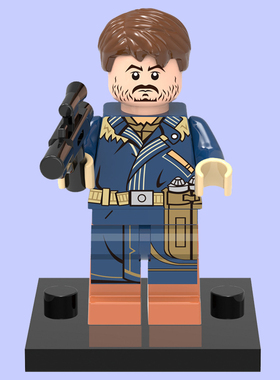 星球大战拼装人仔积木 sw790 卡西安456 安多上尉 含武器 75155