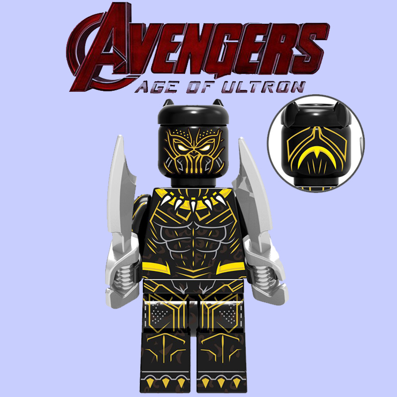 黑豹反派855艾瑞克克尔芒戈第三方积木人仔拼装玩具复仇者联盟