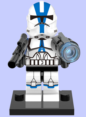 星球大战人仔积木玩具632艾普指挥官501军团克隆兵 sw445 75002