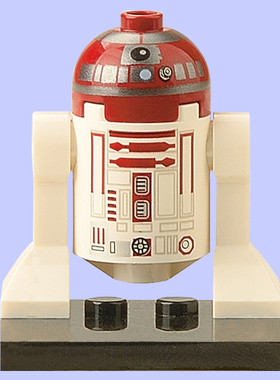 星球大战人仔积木玩具 sw706 331R系列机器人 R4-P17 75191玩具