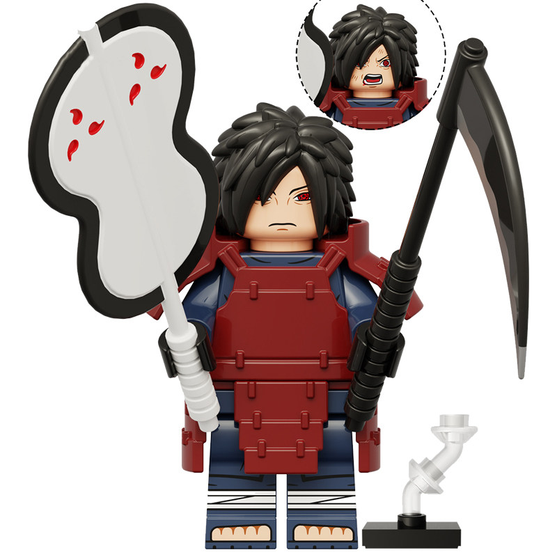 兼容乐高忍者k2108宇智波斑第三方儿童男孩益智拼装积木人仔玩具