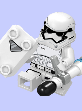 C048高阶冲锋队星球大战7人仔积木 暴风兵白兵 sw667 75103 75132