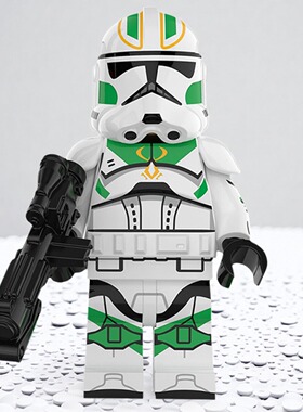 星球大战人仔XP332霍恩连队克隆人暴风士兵第三方拼装积木玩具