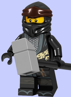 幻影忍者第十季人仔积木 A090寇寇 njo493 70669拼装益智男孩玩具