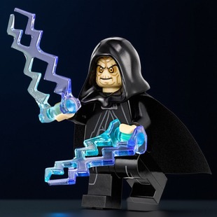 兼容星球大战人仔欣宏205帕尔帕庭积木西斯皇帝 sw634 闪电 75093