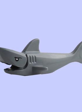 水中动物 14518c01pb01 6107827 6044722 大白鲨鱼6CM长积木玩具