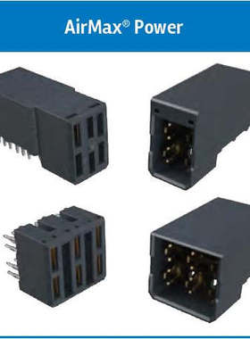 FCI现货10136689-001LF PwrMAX®电源连接器 2P弯式公座 12V