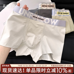 夏季 薄款 抗菌裆平角裤 棉质男士 不夹臀四角裤 2025新款 大码 内裤