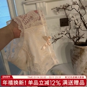 性感内裤 宫廷 中腰包臀透气女生底裤 女2026新款 蕾丝纯欲女士三角裤