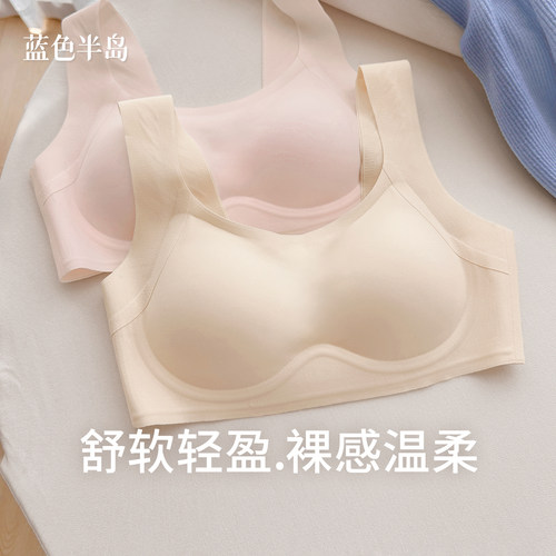 内衣女小胸聚拢2026新款爆款舒适无痕无钢圈美背女士胸罩抬收副乳