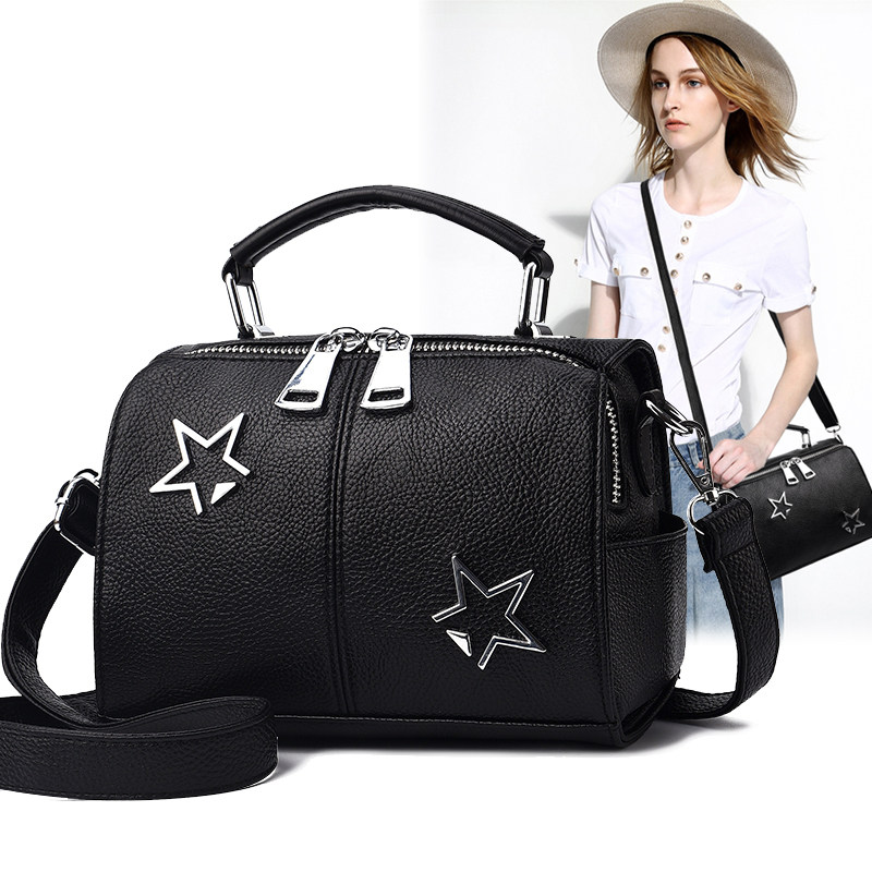 包包女2020新款潮韩版单肩斜挎包女枕头包软皮百搭手提包波士顿包