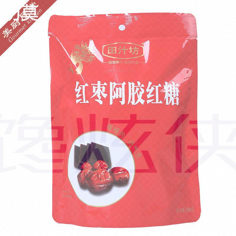 田汁坊 红枣阿胶红糖300g(10小袋)红糖