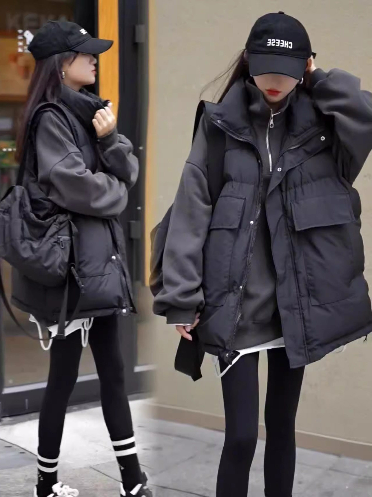 羽绒棉马甲女秋冬季外穿2025新款加厚时尚中长款坎肩马夹背心外套