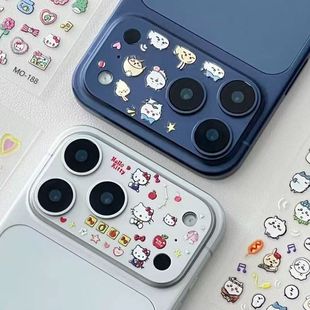 苹果iphone17手机后壳防水立体可爱创意小众装 饰贴纸kitty猫贴纸