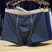 内裤 纯棉加肥加大高腰宽松四角短裤 肥佬胖子大码 男士 秋冬平角裤 头