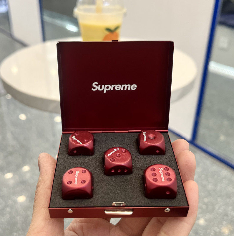 thumbnail for Net red tide brand ins metal dice creative personality bar ktv party game mahjong dice custom set