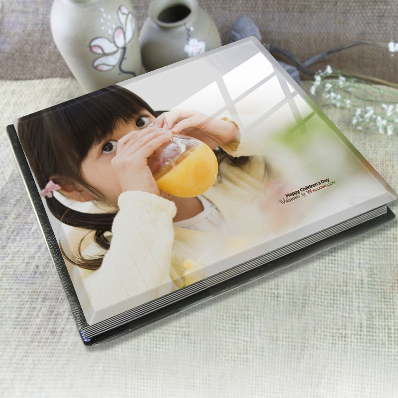 冲印水晶相册制作婚纱定制做影楼写真儿童宝宝成长纪念照片书diy