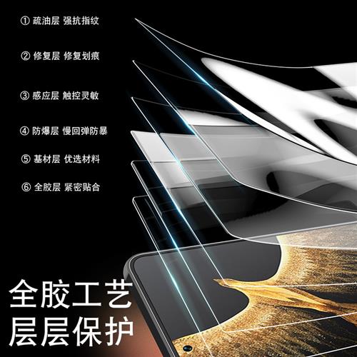 适用为荣耀magicos折叠手机膜magic全屏钢化水凝膜vs至臻vhvnor中