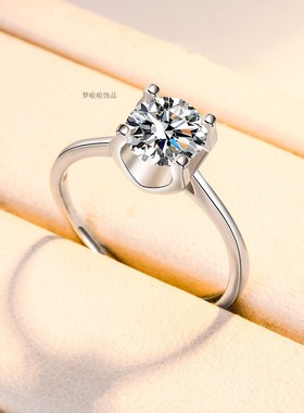 新品时尚仿真钻戒畅销公主四方