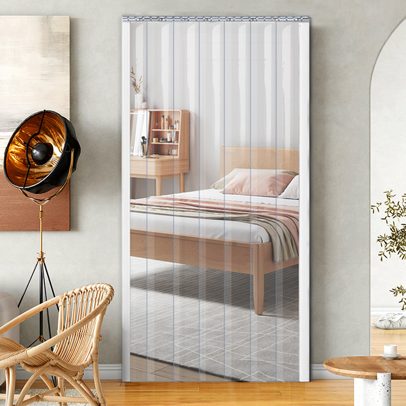 透明家用pvc塑料软门帘空调隔断