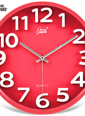 康巴丝钟表挂钟客厅创意时尚现代简约大气挂墙时钟挂表石英钟家用