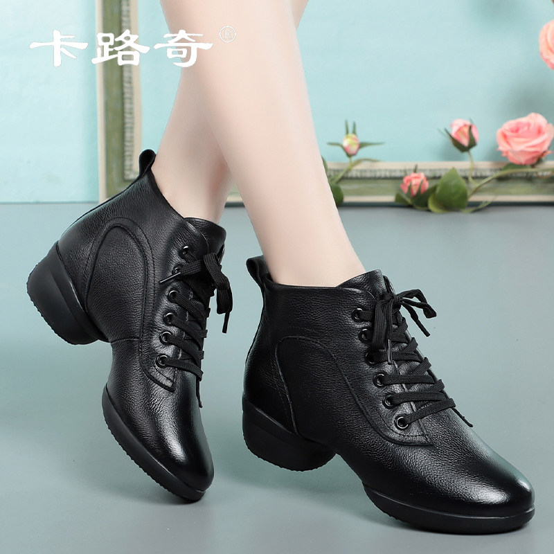 卡路奇2025新款舞蹈鞋女真皮软底广场舞鞋水兵跳舞鞋中老年妈妈鞋,运动/瑜伽/健身/球迷用品,现代舞鞋,淘宝优惠券,粉丝福利购,淘宝优惠卷