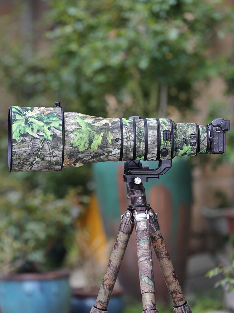 适用nikon尼康z 600mm f4 tc vr s长定焦镜头迷彩炮衣保护套640