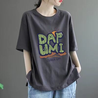 专柜夏季大码纯棉上衣女
