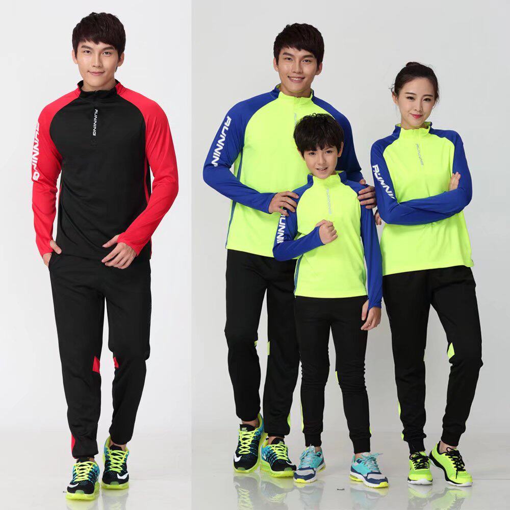 儿童足球服套装男童女足球衣定制足球运动训练服队服长袖球衣秋冬