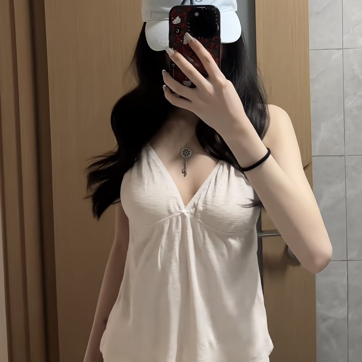 Brandy Girl美式复古辣妹蝴蝶结花边吊带bm修身显瘦纯欲百搭上衣,女装/女士精品,背心吊带,淘宝优惠券,粉丝福利购,淘宝优惠卷