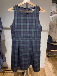 长裙女 复古连衣裙格子系bm欧美辣妹学院风无袖 Brandy Girl美式