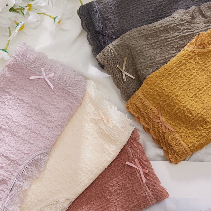 高腰内裤女大码胖mm纯棉抗菌裆