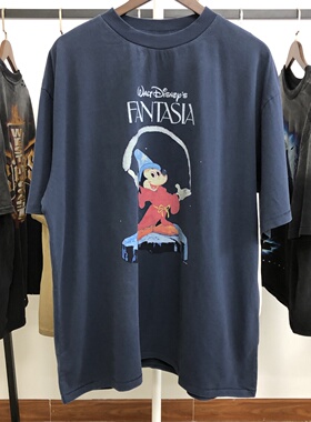 Saint Michael 25SS “奇幻魔法FANTASIA”米奇联名洗水短袖T恤潮