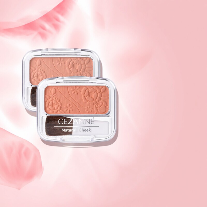 保税cezanne倩诗丽学生单色腮红日本平价面部橘色哑光胭脂正品女