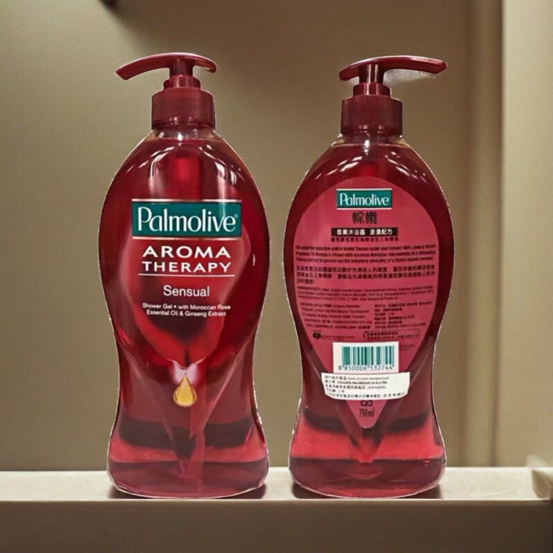 香港进口高露洁棕榄香薰沐浴露玫瑰精油滋润香氛女持久留香沐浴乳