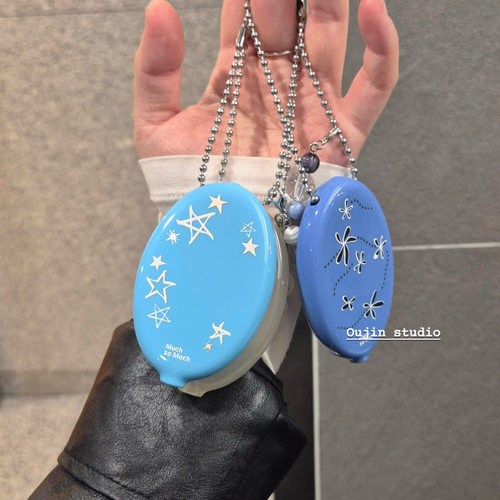 Y2K星星蝴蝶硅胶零钱包挂件