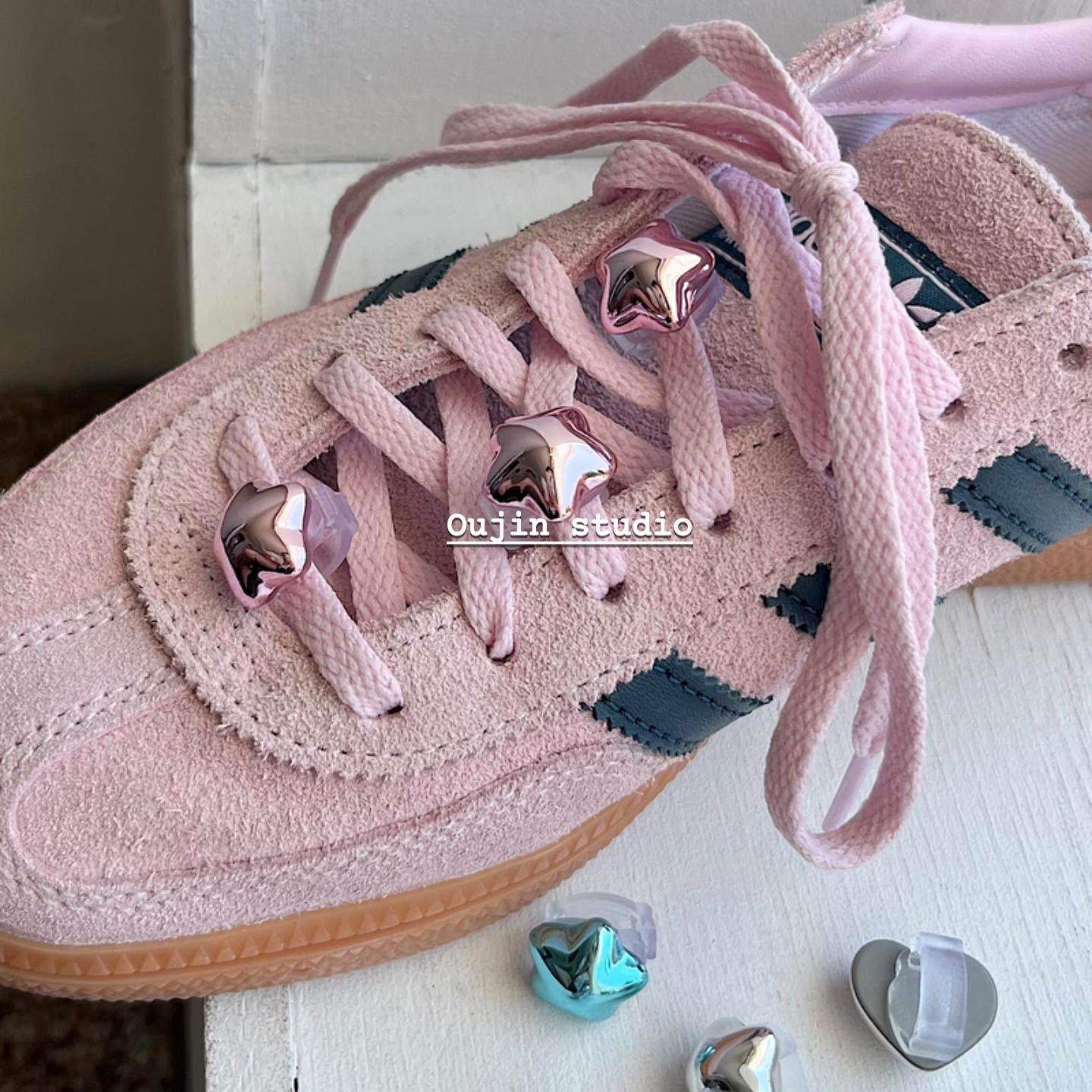 韩系ins风高级感炫彩星星爱心diy鞋扣时尚配饰休闲鞋子女,服饰配件/皮带/帽子/围巾,鞋扣,淘宝优惠券,粉丝福利购,淘宝优惠卷