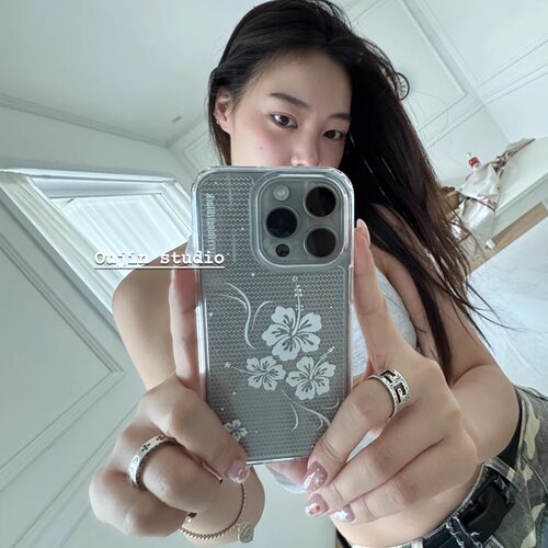 韩系ins风小众温柔甜美花手机壳