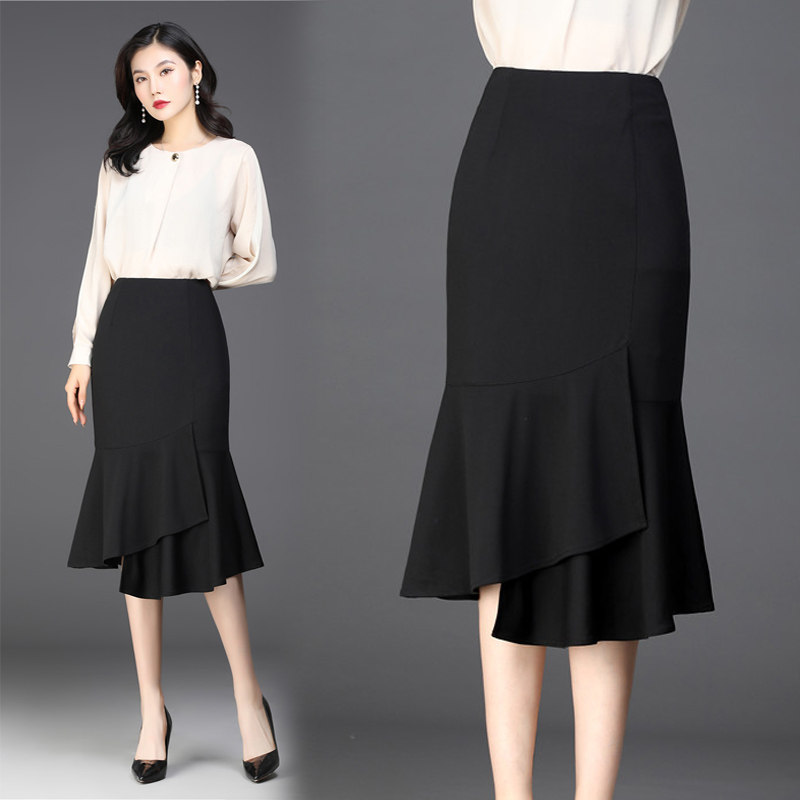 新款秋季女士包臀鱼尾半身裙中长裙淑女裙子|ruв категории Женская одежда, юбка - от Buy2taobao.com для оказания профессиональной услуги покупки агента Taobao
