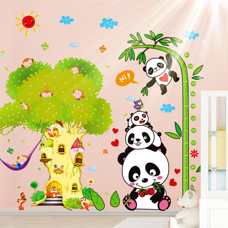 儿童房卡通动漫墙贴纸贴画幼儿园布置墙壁装饰品自粘墙纸可爱墙画