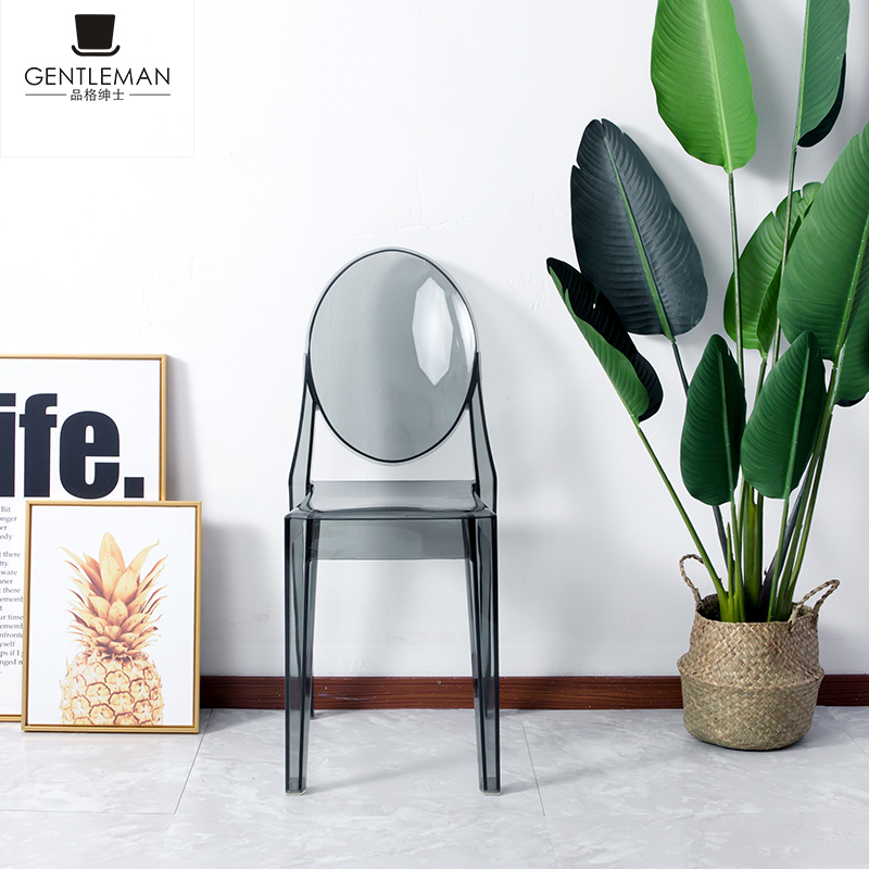 亚克力透明椅子水晶凳子魔鬼幽灵椅北欧餐椅网红酒店椅创意化妆椅