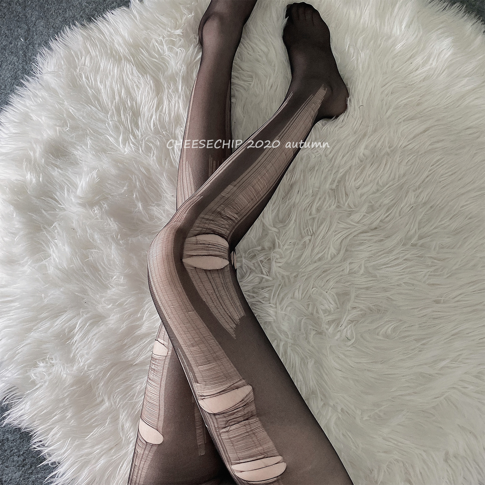 情调手撕袜性感黑一次性丝袜情趣破洞超薄可撕扯连裤袜诱惑开档袜