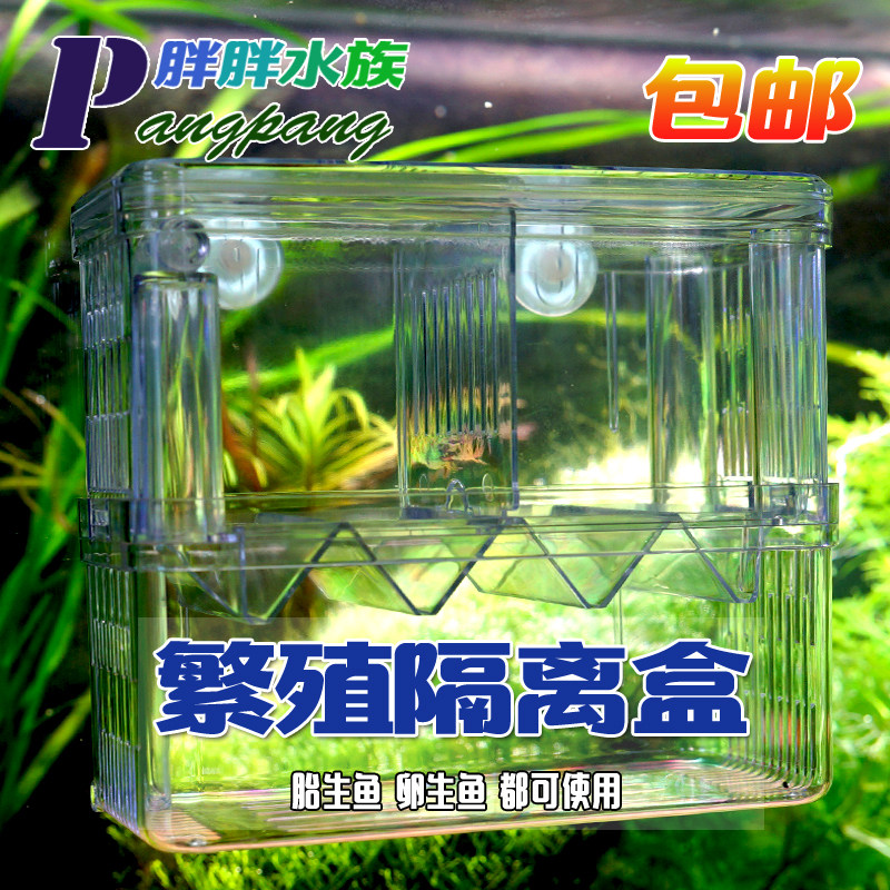 孔雀鱼繁殖盒孵化盒双层自浮式幼鱼卵孵化器产房斗鱼隔离盒特大号