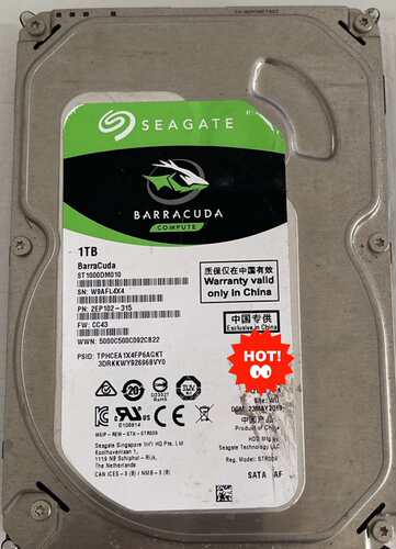 （议价）希捷1t台式机硬盘ST1000DM010酷鱼3.5寸7200