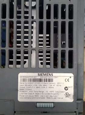 西门子变频器6SE6420-2AD22-2BA12.20k