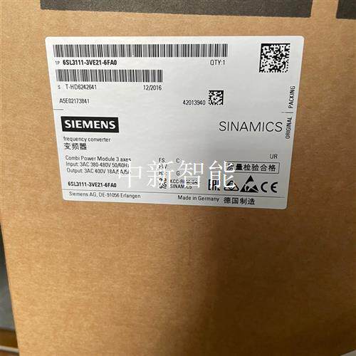 6SL3111-3VE21-6FA0 西门子变频器  com