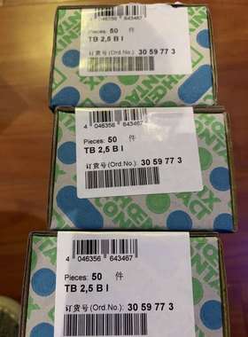菲尼克斯端子TB25BI-3059773一盒5
