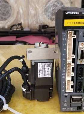 三菱驱动MR-J3-10B加电机HF-KP13KP13B二 议价