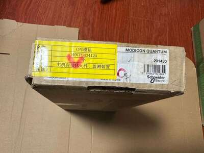 施耐德CPU模块140CPU43412A拆封