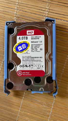 （议价）WD西部数据WD40EFRX4T/TB台式机西数4tb红